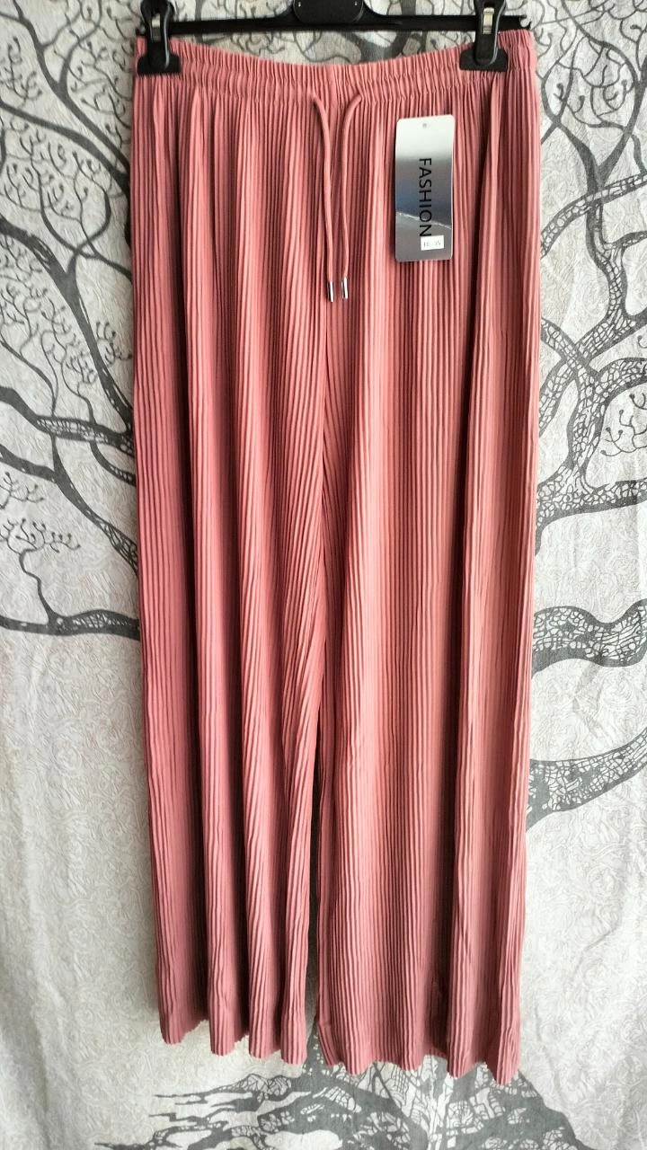 pantalon plisado rosa – photo 4